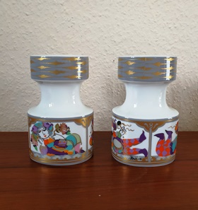 Porcelen wiinblad stager comedia deli arte 2021